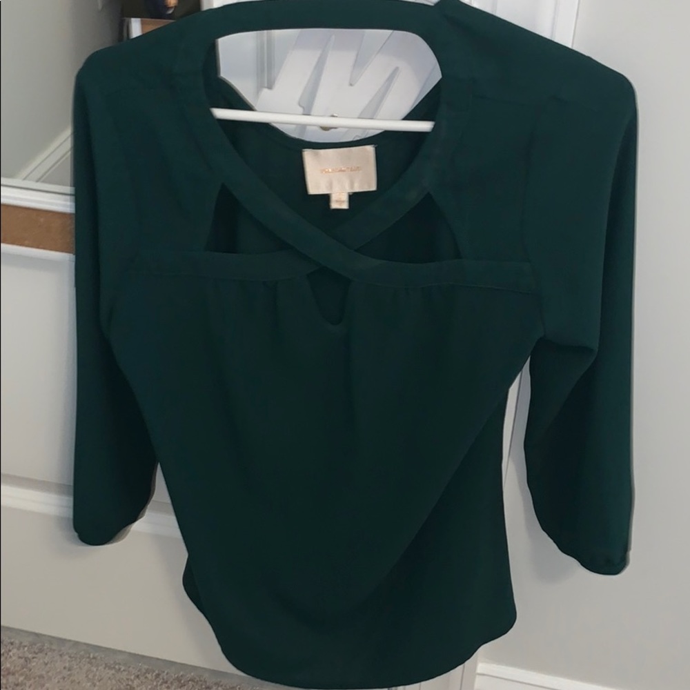 Criss cross fancy shirt